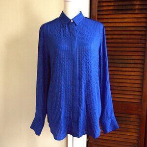 J. Crew Vibrant Blue Casual Button Down Shirt